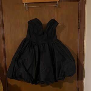 Fashion Nova Black Strapless Dress